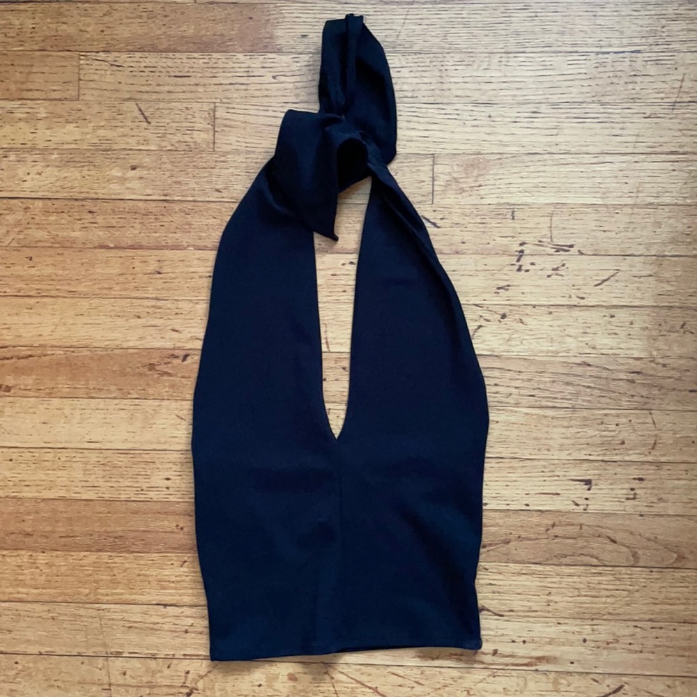 Zara tie halter top